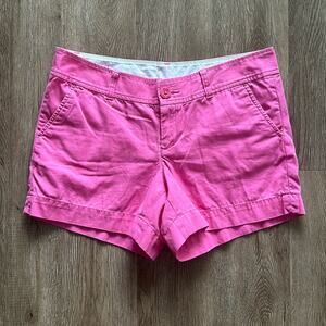 Lilly Pulitzer The Callahan 5" Shorts Pink Size 8 100% Cotton